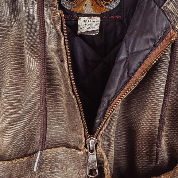 Tough Duck Distressed Work Jacket – Rugged & Worn - Picture 7 of 10